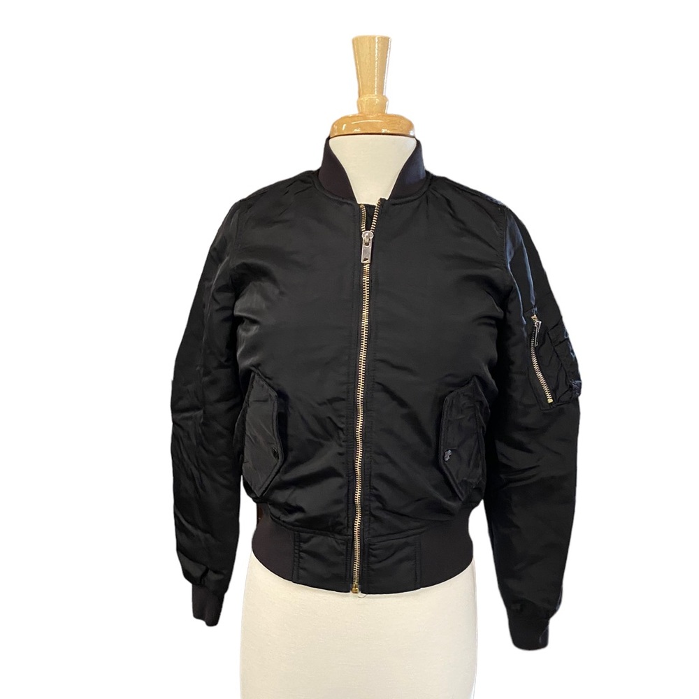Aritzia Wilfred Free Avion MA-1 Flight bomber jacket